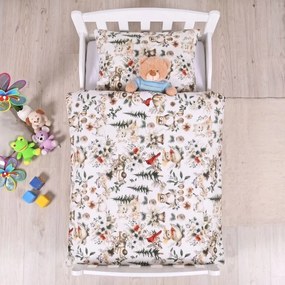 Vianočné bavlnené obliečky Lola EMI, Detský set 90x130 + 45x65