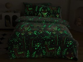 XPOSE® Mikroplyšové obliečky LÍŠKA BYSTRÚŠKA Exclusive (svietiaci efekt)