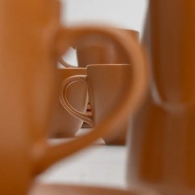 Keramická čajová sada hnedá