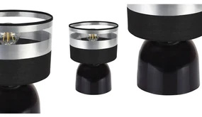 Stolná lampa Intense Chrome, 1x textilné tienidlo (výber zo 6 farieb), (výber z 3 farieb konštrukcie)
