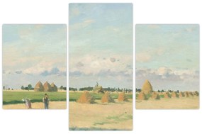 Obraz - Camille Pissarro, Landscape, Ile de France, reprodukcia (90x60 cm)