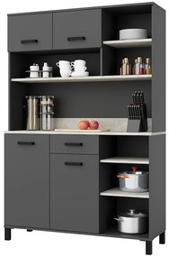 Príborník Linda antracit 120 (NESSA)