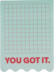 EVERYDAY Samolepiace lístočky "You Got It" - zelená