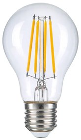 SOLIGHT LED Filament žiarovka číra A60 3,8 W/230V/E27/2700K/806Lm/360°