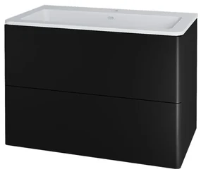 Mereo Mereo, Siena, kúpeľňová skrinka s umývadlom z liateho mramoru 81 cm, MER-CN441M