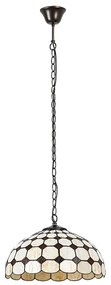 Brilagi - Tiffany vitrážový luster na reťazi DORAN 2xE27/60W/230V