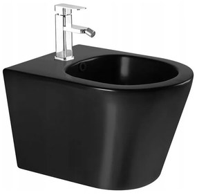 Mexen Rico závesné wc Rimless a závesný bidet, čierna matná - 35724885 + 30721085