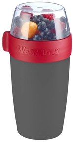 Westmark Dvojdielna dóza na desiatu, 700 ml, antracit