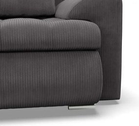 Sedacia súprava FORESTA ULL Poso v tvare U tmavosivá