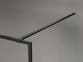 Mexen, Mexen Kioto-XF sprchová stena s rámom 90 x 202 cm, matná 10 mm, čierna - 800-090-104-70-30-X