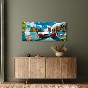 Obraz - Raj na zemi (120x50 cm)