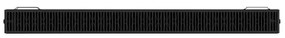 Mexen Line CVL22, panelový radiátor 600 x 700 mm, spodné pripojenie, 1108 W, čierna, W622L-060-070-70