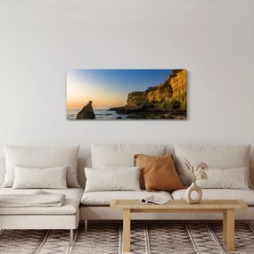 Obraz - morský útes (120x50 cm)