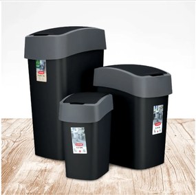 Curver Odpadkový kôš FLIP BIN 25 l, čierny