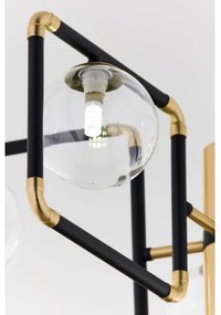 Jupiter 1985 - Luster na tyči IBRA 5xG9/10W/230V čierna/zlatá