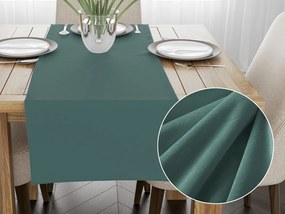 Biante Zamatový behúň na stôl SV-021 Ľadovo zelený 35x120 cm