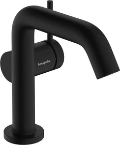 Hansgrohe Tecturis S, páková umývadlová batéria 110 Fine CoolStart EcoSmart+ s odtokovou súpravou, čierna matná, HAN-73323670