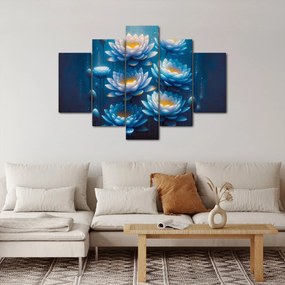 Obraz - Lekná pod hladinou (150x105 cm)