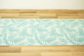 Kúpelňová penová Softy-tex 849 Palmové listy zelená / mätová