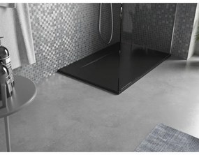 Mexen Egon, SMC obdĺžniková sprchová vanička 140 x 90 cm, čierna, 4R709014