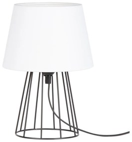 Stolná lampa Merano 1xE27 Max.25W Čierna/čierna PVC/biela
