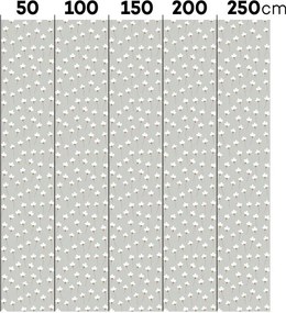 Tapeta sedmokrásky sivo biela 280×50 cm