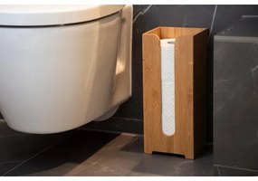 WENKO 24749100 - Držiak na toaletný papier BAMBUSA 15x35,5 cm hnedý