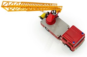 Hasičské auto s rebríkom - Mercedes