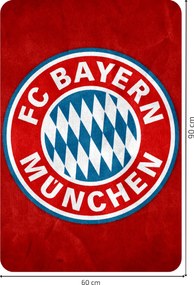 60x90cm FC Bayern Mníchov - textilná nálepka na stenu