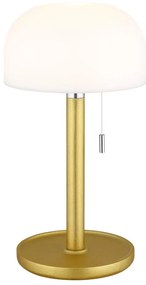 Globo 21016M - LED stolná lampa NORMAN LED/1,5W/3,7V 3000/4200/6000K mosadz