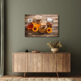 Obraz - Zátišie s medovými pohármi (90x60 cm)