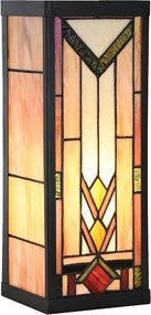 Nástenná lampa tiffany Yves III - 14*16*40 cm E27/max 1*100W
