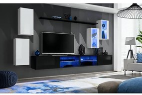 Obývacia Stena Switch Xxv Biely/Čierna