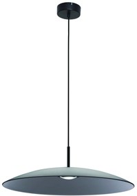LED čierno-dymový dizajnový luster Polifemo 60