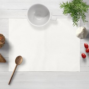 Biante Zamatové prestieranie na stôl Velvet Brick SVB-202 Smotanovo biele 35x45 cm