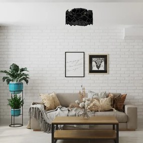 Stropné svietidlo CAMO 3xE27/15W/230V čierna