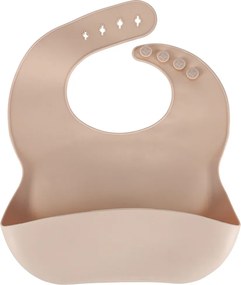 KIK Baby Crab silikónová detská sada riadu 9 ks, béžová