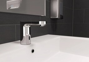 Hansgrohe Vernis Blend, elektronická umývadlová batéria s vopred nastavenou teplotou, napájanie zo siete 230 V, chrómová, HAN-71501000