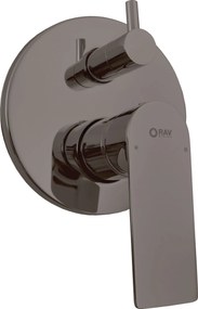 Slezák - RAV Vaňová/sprchová batéria 2-cestná s podomietkovým telesom NIL - NL185MGK, Metal grey kartáčovaná