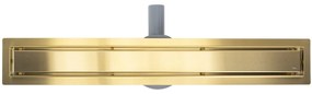 Rea Neox Pro, odtokový žľab 90 cm, zlatá matná, REA-G2704