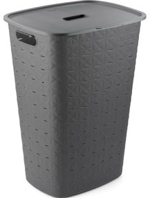 Curver Kôš na špinavú bielizeň Softex 56 l, tmavosivá