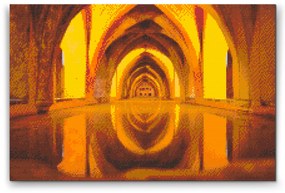 Gario Diamantové maľovanie Hrad Alcázar, Segovia 3 Rozmery: 120 x 80 cm, Rámovanie: Iba zrolované plátno, Diamanty: Okrúhle