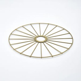 Luster na lanku MONTANA 1xE27/15W/230V pr. 30 cm zlatá/čierna