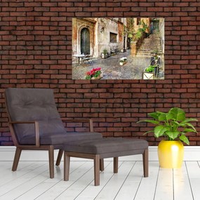 Obraz - Staré ulice Ríma (90x60 cm)