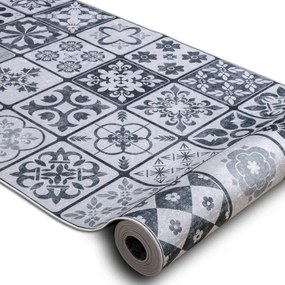 Protišmykový behúň LOTUS CLOVER 60970 sivý