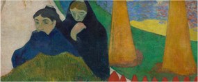 Obraz - Paul Gauguin, Arlésiennes (Mistral) , reprodukcia (120x50 cm)