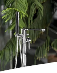 Sapho Sapho, SEMA vaňová batéria s pripojením do podlahy, 860 mm, chrómová, ZU420