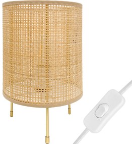 Toolight, nočná lampa v šťýle BOHO 19x31 cm GB2N21, hnedá, OSW-02800