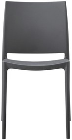 Stolička Meton - Tmavo sivá