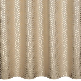 ZÁVES NA KRÚŽKOCH SEMI 140X250 CM VZOROVANÁ